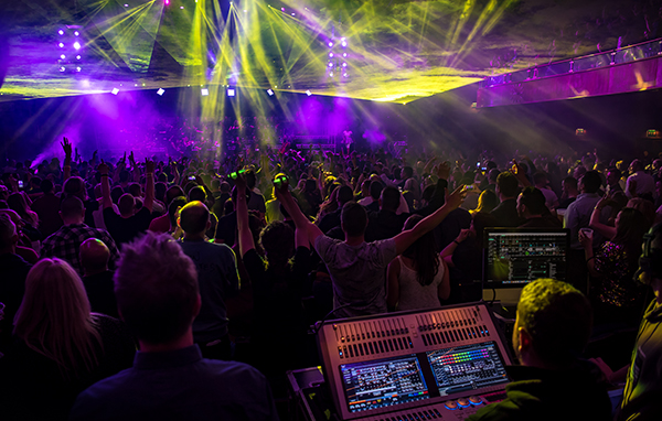 Avolites Sapphire Touch with Titan effects helps Stage Production Co smash it at Gatecrasher