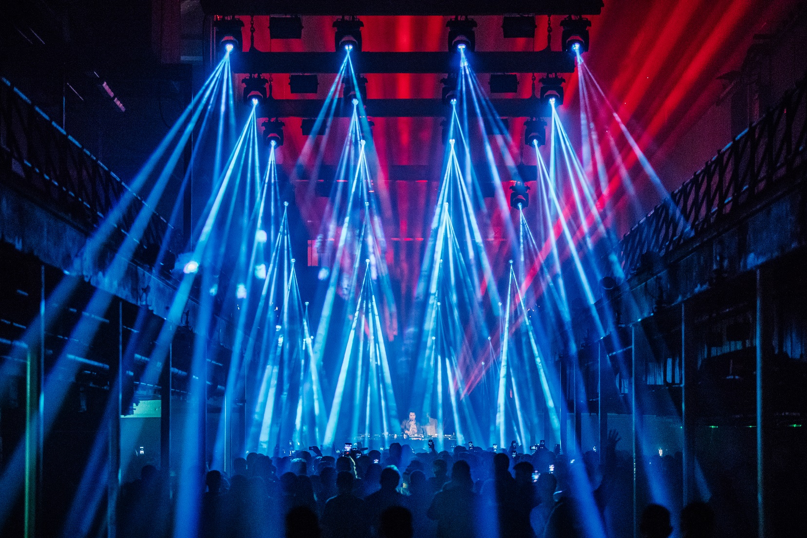 Освещение событий. Printworks. Techno Лондон вечеринка. Printworks клуб. Printworks London.